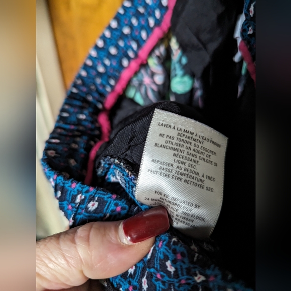 EUC 🌿 ANTHROPOLOGIE 🌿🪷🫒ETT TWA🫒🪷🌿 JUNGLE PRINT PANTS w/pockets! Sz M 🩷 - Picture 9 of 9